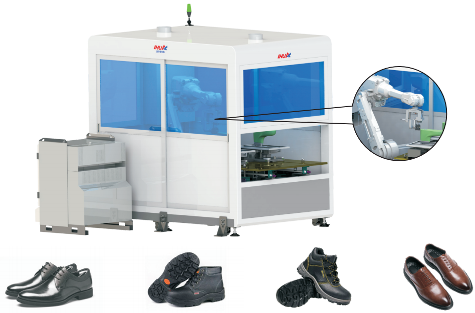 机器人鞋面打粗工作站